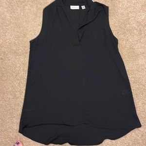 🍸Avenue black hi low sleeveless blouse Size 14/16